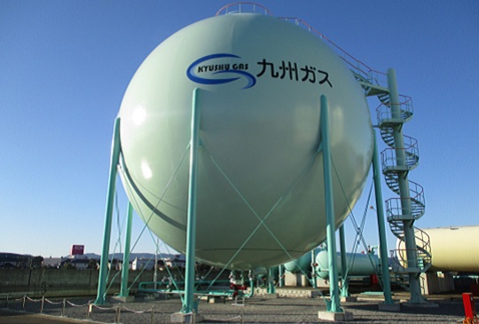 球形ガスホルダー建設工事